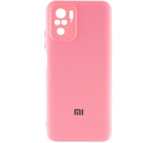 Чохол Silicone Cover My Color Full Camera (A) для Xiaomi Redmi Note 10 / Note 10s Рожевий / Pink