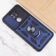 Ударостійкий чохол Camshield Serge Ring для Xiaomi Redmi Note 9 / Redmi 10X Синій (горизонт. шторка)