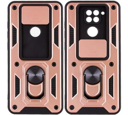 Ударостійкий чохол Camshield Serge Ring для Xiaomi Redmi Note 9 / Redmi 10X Rose Gold Ударостійкий чохол Camshield Serge Ring для Xiaomi Redmi Note 9 / Redmi 10X Rose Gold