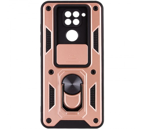 Ударостійкий чохол Camshield Serge Ring для Xiaomi Redmi Note 9 / Redmi 10X Rose Gold Ударостійкий чохол Camshield Serge Ring для Xiaomi Redmi Note 9 / Redmi 10X Rose Gold