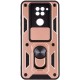 Ударостійкий чохол Camshield Serge Ring для Xiaomi Redmi Note 9 / Redmi 10X Rose Gold