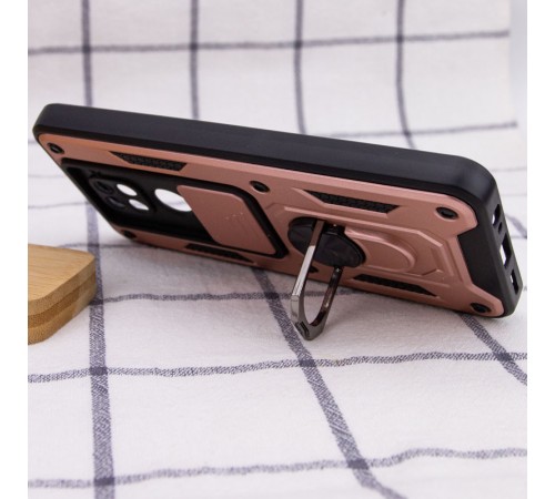 Ударостійкий чохол Camshield Serge Ring для Xiaomi Redmi Note 9 / Redmi 10X Rose Gold Ударостійкий чохол Camshield Serge Ring для Xiaomi Redmi Note 9 / Redmi 10X Rose Gold
