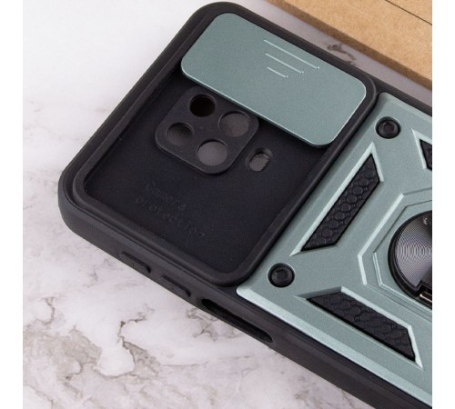 Ударостійкий чохол Camshield Serge Ring для Xiaomi Redmi Note 9s / Note 9 Pro / 9 Pro Max Зелений (горизонт. шторка) Ударостійкий чохол Camshield Serge Ring для Xiaomi Redmi Note 9s / Note 9 Pro / 9 Pro Max Зелений (горизонт. шторка)