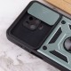Ударостійкий чохол Camshield Serge Ring для Xiaomi Redmi Note 9s / Note 9 Pro / 9 Pro Max Зелений (горизонт. шторка)