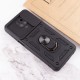 Ударостійкий чохол Camshield Serge Ring для Xiaomi Redmi Note 9s / Note 9 Pro / 9 Pro Max Чорний (горизонт. шторка)
