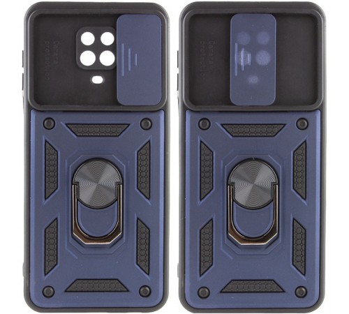 Ударостійкий чохол Camshield Serge Ring для Xiaomi Redmi Note 9s / Note 9 Pro / 9 Pro Max Синій (горизонт. шторка) Ударостійкий чохол Camshield Serge Ring для Xiaomi Redmi Note 9s / Note 9 Pro / 9 Pro Max Синій (горизонт. шторка)