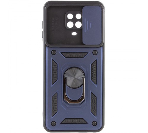 Ударостійкий чохол Camshield Serge Ring для Xiaomi Redmi Note 9s / Note 9 Pro / 9 Pro Max Синій (горизонт. шторка) Ударостійкий чохол Camshield Serge Ring для Xiaomi Redmi Note 9s / Note 9 Pro / 9 Pro Max Синій (горизонт. шторка)