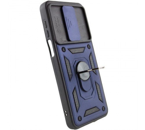 Ударостійкий чохол Camshield Serge Ring для Xiaomi Redmi Note 9s / Note 9 Pro / 9 Pro Max Синій (горизонт. шторка) Ударостійкий чохол Camshield Serge Ring для Xiaomi Redmi Note 9s / Note 9 Pro / 9 Pro Max Синій (горизонт. шторка)