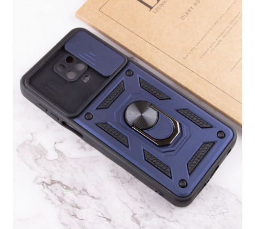 Ударостійкий чохол Camshield Serge Ring для Xiaomi Redmi Note 9s / Note 9 Pro / 9 Pro Max Синій (горизонт. шторка) Ударостійкий чохол Camshield Serge Ring для Xiaomi Redmi Note 9s / Note 9 Pro / 9 Pro Max Синій (горизонт. шторка)
