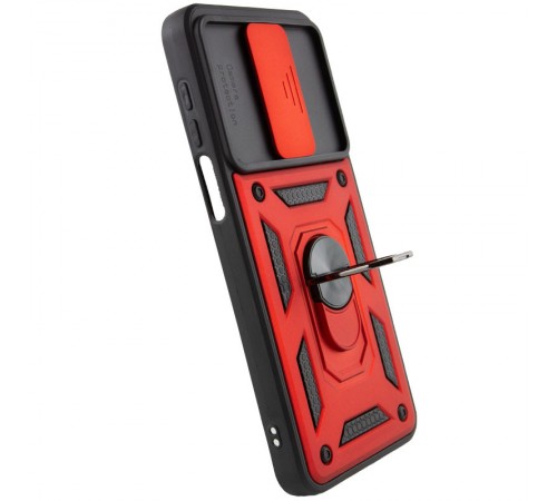 Ударостійкий чохол Camshield Serge Ring для Xiaomi Redmi Note 9s / Note 9 Pro / 9 Pro Max Червоний (горизонт. шторка) Ударостійкий чохол Camshield Serge Ring для Xiaomi Redmi Note 9s / Note 9 Pro / 9 Pro Max Червоний (горизонт. шторка)