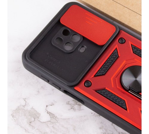 Ударостійкий чохол Camshield Serge Ring для Xiaomi Redmi Note 9s / Note 9 Pro / 9 Pro Max Червоний (горизонт. шторка) Ударостійкий чохол Camshield Serge Ring для Xiaomi Redmi Note 9s / Note 9 Pro / 9 Pro Max Червоний (горизонт. шторка)
