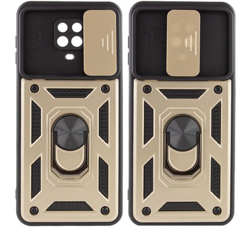 Ударостійкий чохол Camshield Serge Ring для Xiaomi Redmi Note 9s / Note 9 Pro / 9 Pro Max Золотий (горизонт. шторка) Ударостійкий чохол Camshield Serge Ring для Xiaomi Redmi Note 9s / Note 9 Pro / 9 Pro Max Золотий (горизонт. шторка)