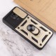Ударостійкий чохол Camshield Serge Ring для Xiaomi Redmi Note 9s / Note 9 Pro / 9 Pro Max Золотий (горизонт. шторка)