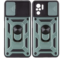 Ударостійкий чохол Camshield Serge Ring для Xiaomi Redmi Note 10 / Note 10s / Poco M5s Зелений