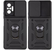 Ударостійкий чохол Camshield Serge Ring для Xiaomi Redmi Note 10 Pro / 10 Pro Max Чорний