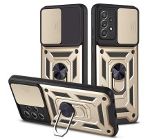 Ударостійкий чохол Camshield Serge Ring для Samsung Galaxy A52 4G / A52 5G / A52s Золотий