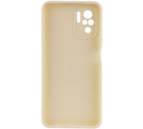 Силіконовий чохол Candy Full Camera для Xiaomi Redmi Note 10 / Note 10s Бежевий / Antique White Силіконовий чохол Candy Full Camera для Xiaomi Redmi Note 10 / Note 10s Бежевий / Antique White