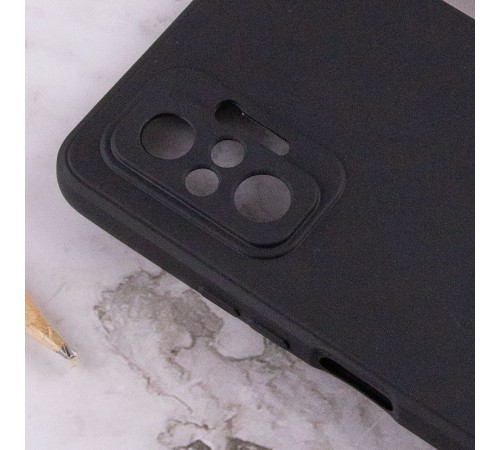 Силіконовий чохол Candy Full Camera для Xiaomi Redmi Note 10 Pro / 10 Pro Max Чорний / Black