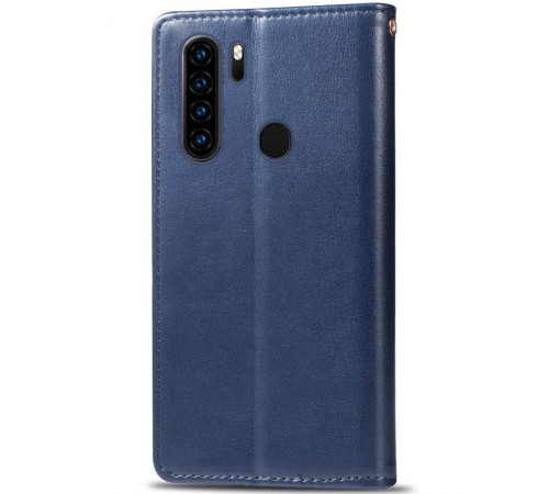 Шкіряний чохол-книжка GETMAN Gallant (PU) для Blackview A80 plus Синій