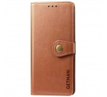 Шкіряний чохол книжка GETMAN Gallant (PU) для Umidigi A9 Коричневий