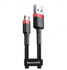 Дата кабель Baseus Cafule MicroUSB Cable 1.5A (2m) (CAMKLF-C) Червоний / Чорний