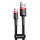Дата кабель Baseus Cafule MicroUSB Cable 1.5A (2m) (CAMKLF-C) Червоний / Чорний