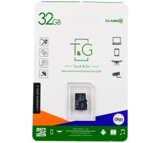 Карта пам'яті T&G microSDHC (UHS-1) 32 GB class 10 (без адаптера) Чорний
