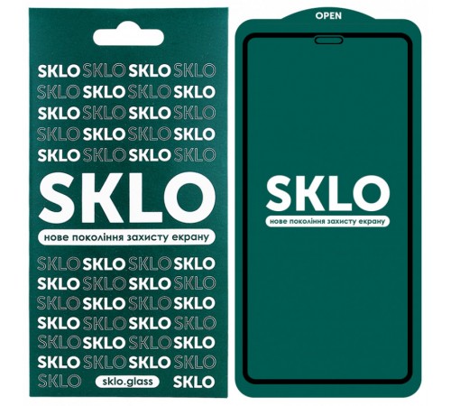 Захисне скло SKLO 5D для Apple iPhone 13 / 13 Pro / 14 / 16e (6.1") Чорний Захисне скло SKLO 5D для Apple iPhone 13 / 13 Pro / 14 / 16e (6.1") Чорний