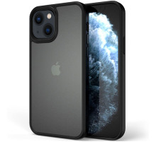 TPU+PC чохол Metal Buttons для Apple iPhone 13 mini (5.4") Чорний / Black