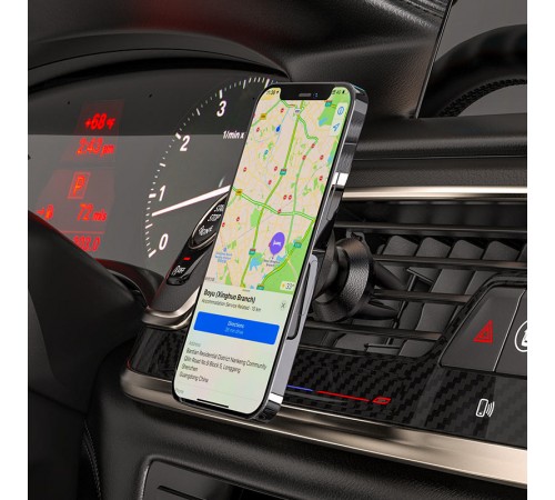 Автотримач Hoco CA81 магнітний Чорний Автотримач Hoco CA81 магнітний Чорний