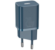 МЗП Baseus Super Si Quick Charger 20W (1USB-C) (CCSUP-B) Синій
