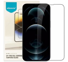 Захисне скло Nillkin (CP+PRO) для Apple iPhone 13 / 13 Pro / 14 (6.1") Чорний