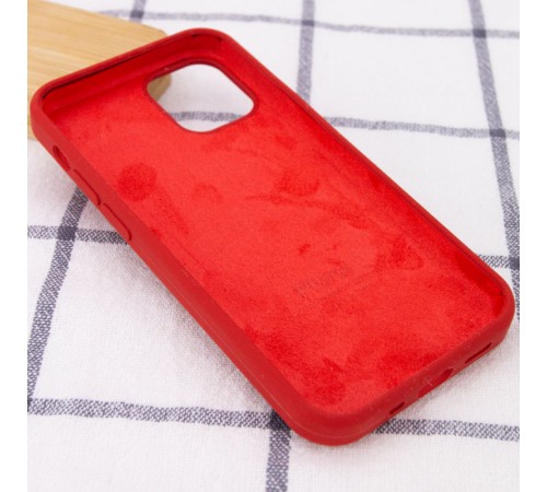 Чохол Silicone Case Full Protective (AA) для Apple iPhone 13 (6.1") Червоний / Dark Red Чохол Silicone Case Full Protective (AA) для Apple iPhone 13 (6.1") Червоний / Dark Red