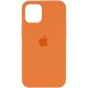 Чохол Silicone Case Full Protective (AA) для Apple iPhone 13 (6.1") Помаранчевий / Papaya