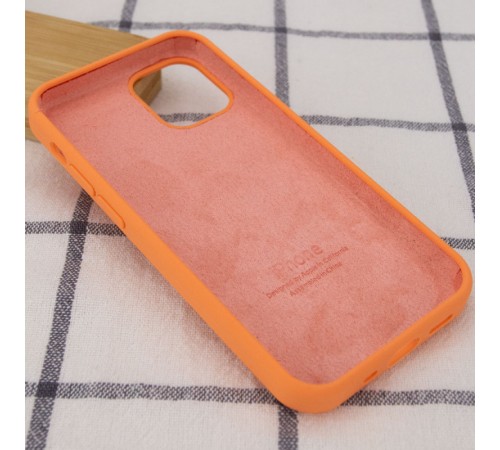 Чохол Silicone Case Full Protective (AA) для Apple iPhone 13 (6.1") Помаранчевий / Papaya Чохол Silicone Case Full Protective (AA) для Apple iPhone 13 (6.1") Помаранчевий / Papaya