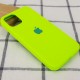 Чохол Silicone Case Full Protective (AA) для Apple iPhone 13 (6.1") Салатовий / Neon Green