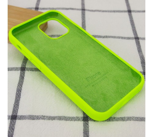 Чохол Silicone Case Full Protective (AA) для Apple iPhone 13 (6.1") Салатовий / Neon Green Чохол Silicone Case Full Protective (AA) для Apple iPhone 13 (6.1") Салатовий / Neon Green