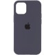 Чохол Silicone Case Full Protective (AA) для Apple iPhone 13 (6.1") Сірий / Dark Gray