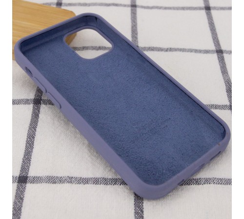 Чохол Silicone Case Full Protective (AA) для Apple iPhone 13 (6.1") Сірий / Lavender Gray Чохол Silicone Case Full Protective (AA) для Apple iPhone 13 (6.1") Сірий / Lavender Gray
