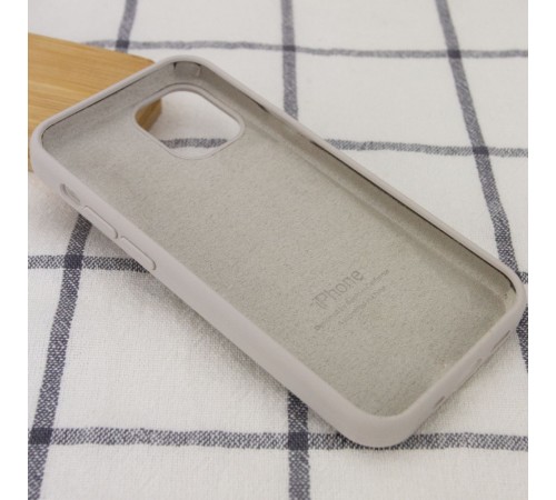 Чохол Silicone Case Full Protective (AA) для Apple iPhone 13 (6.1") Сірий / Stone Чохол Silicone Case Full Protective (AA) для Apple iPhone 13 (6.1") Сірий / Stone