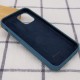 Чохол Silicone Case Full Protective (AA) для Apple iPhone 13 (6.1") Синій / Cosmos Blue