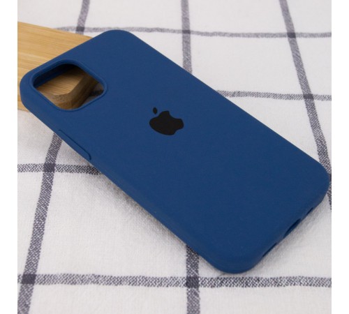 Чохол Silicone Case Full Protective (AA) для Apple iPhone 13 (6.1") Синій / Navy Blue Чохол Silicone Case Full Protective (AA) для Apple iPhone 13 (6.1") Синій / Navy Blue