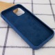Чохол Silicone Case Full Protective (AA) для Apple iPhone 13 (6.1") Синій / Navy Blue