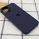 Чохол Silicone Case Full Protective (AA) для Apple iPhone 13 (6.1") Темно-синій / Midnight blue