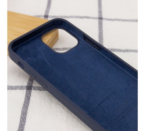 Чохол Silicone Case Full Protective (AA) для Apple iPhone 13 (6.1") Темно-синій / Midnight blue Чохол Silicone Case Full Protective (AA) для Apple iPhone 13 (6.1") Темно-синій / Midnight blue