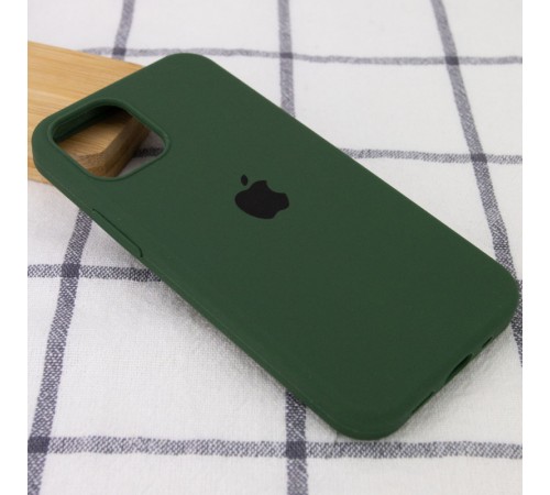 Чохол Silicone Case Full Protective (AA) для Apple iPhone 13 (6.1") Зелений / Army green Чохол Silicone Case Full Protective (AA) для Apple iPhone 13 (6.1") Зелений / Army green