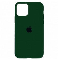 Чохол Silicone Case Full Protective (AA) для Apple iPhone 13 (6.1") Зелений / Dark green