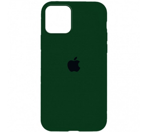 Чохол Silicone Case Full Protective (AA) для Apple iPhone 13 (6.1") Зелений / Dark green Чохол Silicone Case Full Protective (AA) для Apple iPhone 13 (6.1") Зелений / Dark green