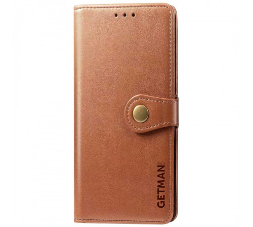 Шкіряний чохол-книжка GETMAN Gallant (PU) для Samsung Galaxy A22 4G Коричневий Шкіряний чохол-книжка GETMAN Gallant (PU) для Samsung Galaxy A22 4G Коричневий