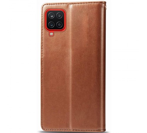 Шкіряний чохол-книжка GETMAN Gallant (PU) для Samsung Galaxy A22 4G Коричневий Шкіряний чохол-книжка GETMAN Gallant (PU) для Samsung Galaxy A22 4G Коричневий